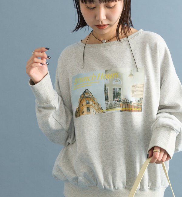  「フォトスウェット」|Tシャツ・カットソー|グレー