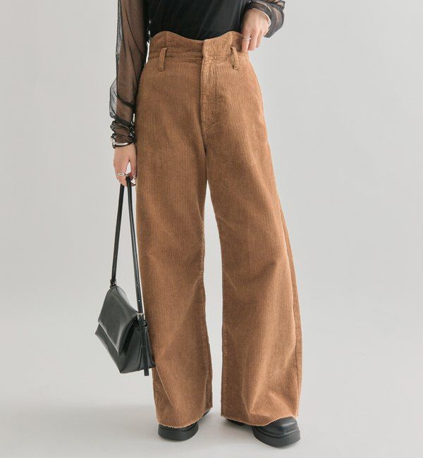  「コーデュロイ ウェーブパンツ」|チノ|