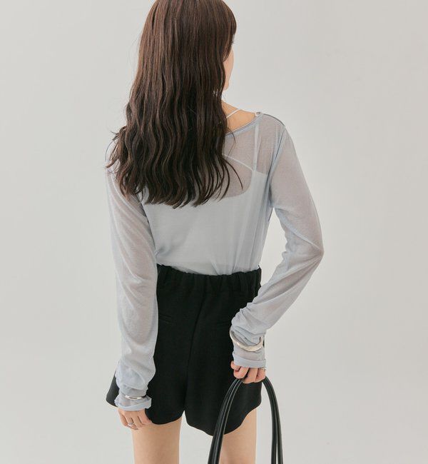  「ラメシアープルオーバー」|Tシャツ・カットソー|