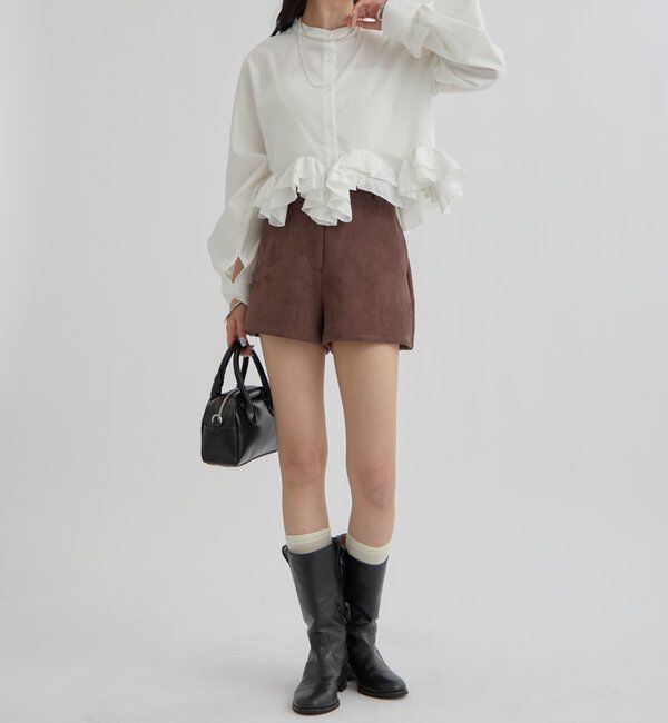  「ウェーブフリルブラウス」|シャツ・ブラウス|