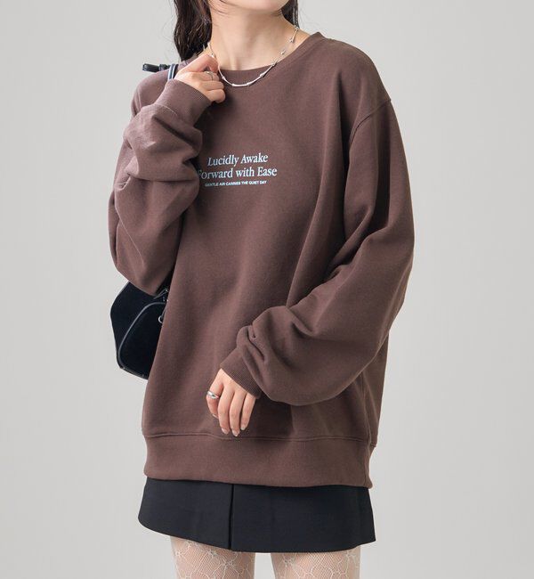  「miniロゴスウェット」|Tシャツ・カットソー|