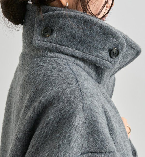  「ウール混 シャギーミドルコート」|その他|