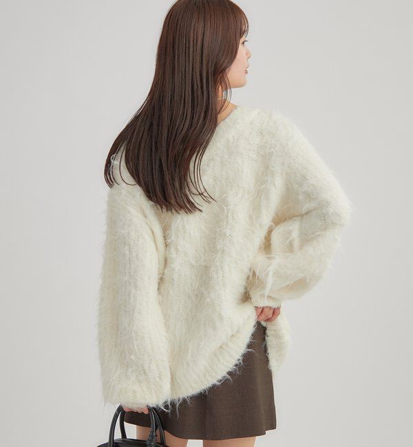  「ふわふわシャギーニット」|ニット・セーター|