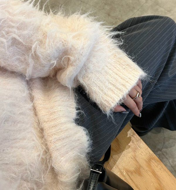  「ふわふわシャギーニット」|ニット・セーター|