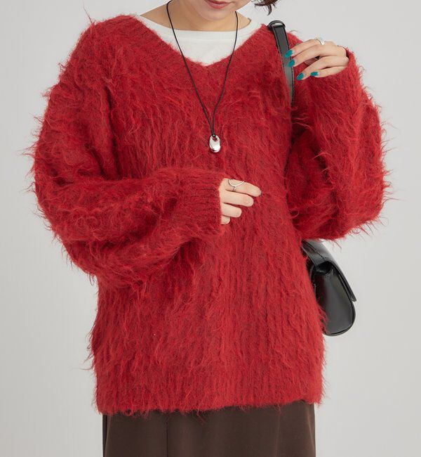  「ふわふわシャギーニット」|ニット・セーター|