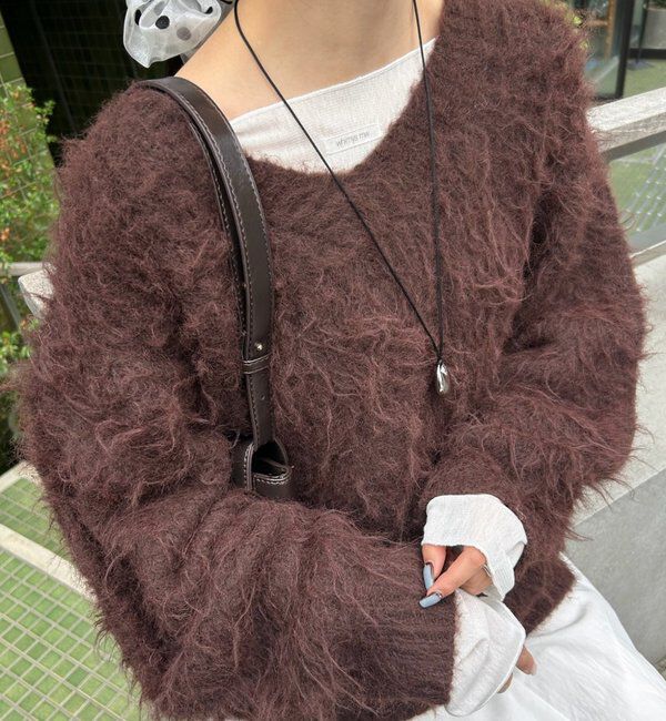  「ふわふわシャギーニット」|ニット・セーター|