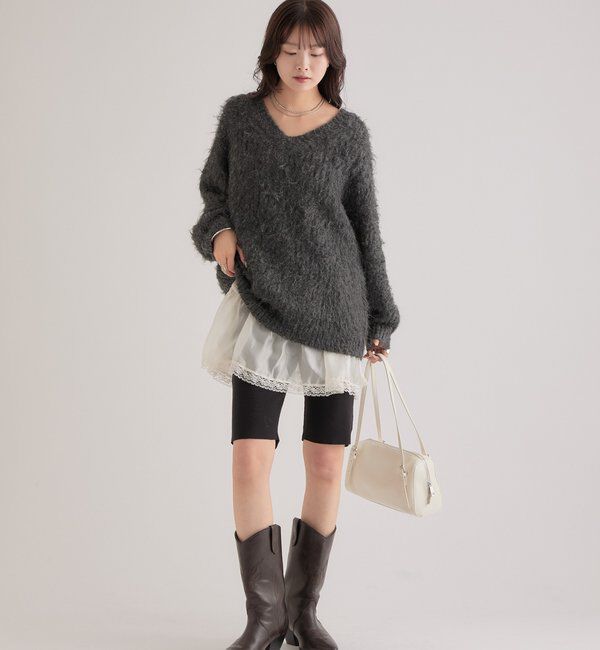  「ふわふわシャギーニット」|ニット・セーター|