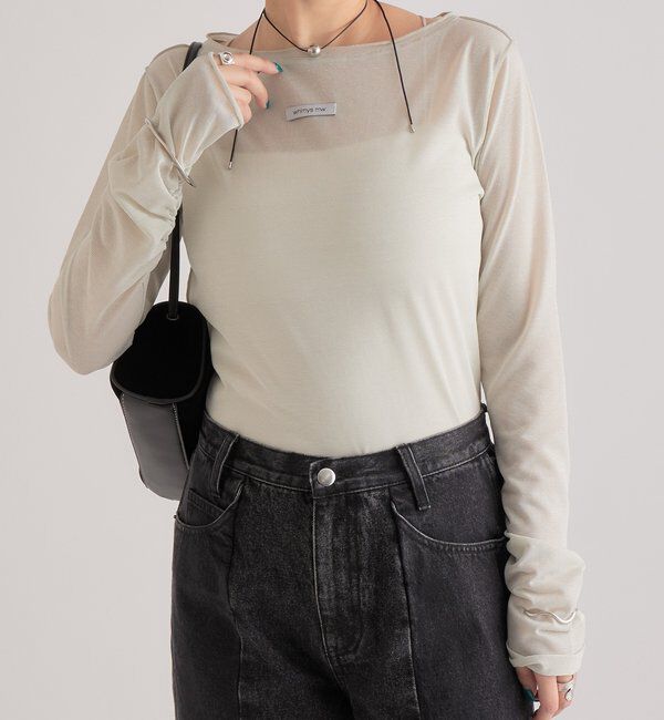  「ラメチュールプルオーバー」|Tシャツ・カットソー|