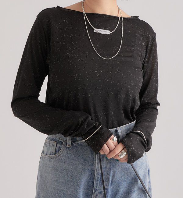  「ラメチュールプルオーバー」|Tシャツ・カットソー|