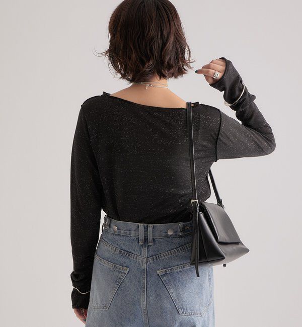  「ラメチュールプルオーバー」|Tシャツ・カットソー|