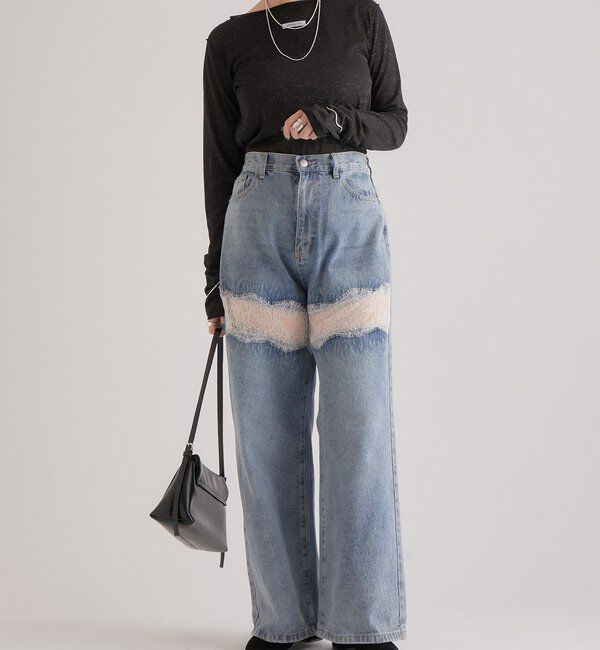  「ラメチュールプルオーバー」|Tシャツ・カットソー|