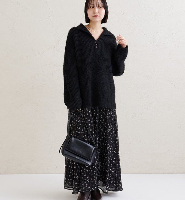  「シアーキャミSETワンピース」|ワンピース|