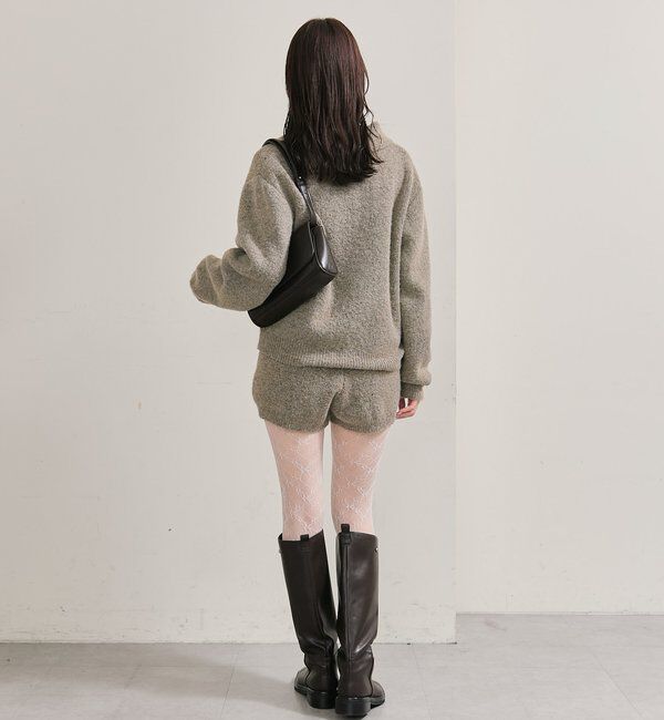  「プレート付きニットパンツ」|チノ|