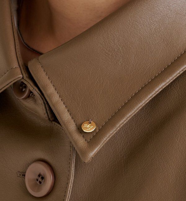  「レザーシャツジャケット」|ブルゾン・スタジャン|