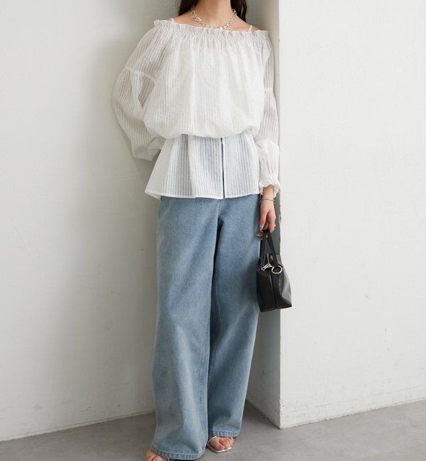  「ラメストライプビスチェSETブラウス」|シャツ・ブラウス|