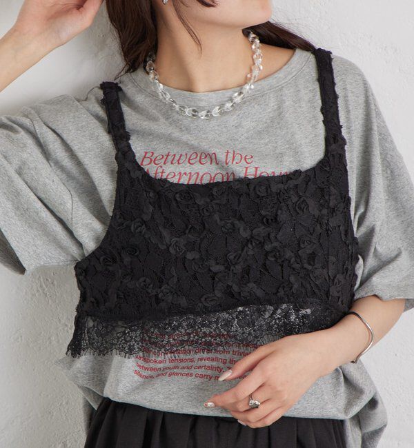  「フラワーレースビスチェ」|シャツ・ブラウス|