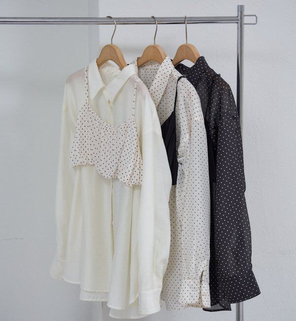  「シアーシャツビスチェSET」|シャツ・ブラウス|
