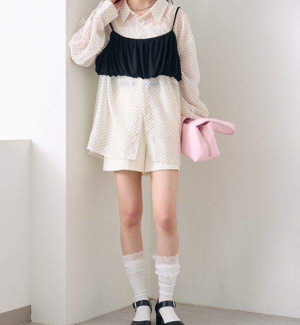  「シアーシャツビスチェSET」|シャツ・ブラウス|