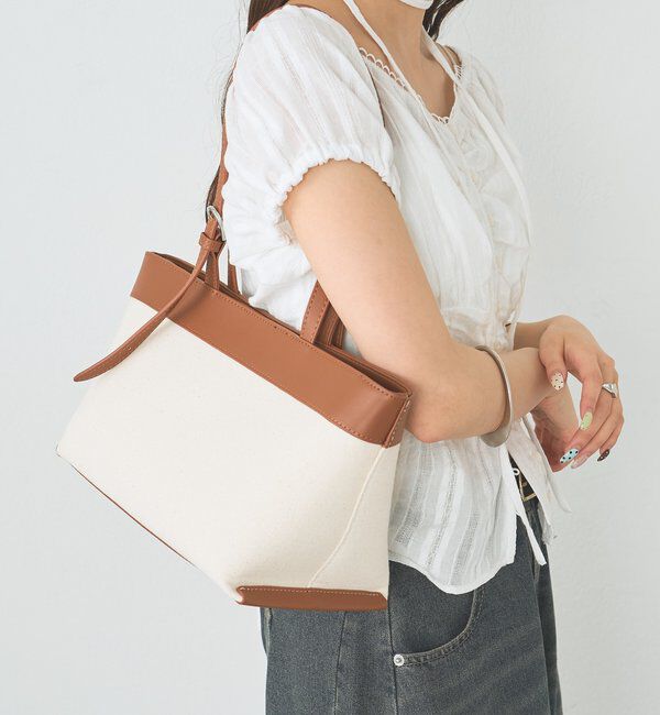  「サイドベルトコンビBAG」|トートバッグ|