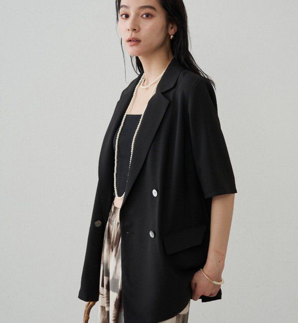  「ハーフスリーブジャケット」|テーラードジャケット|