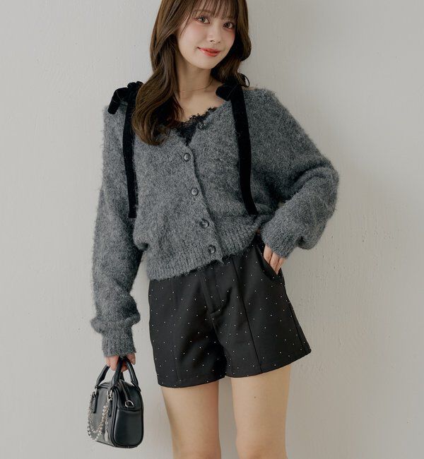  「カップ付き総レースキャミ」|キャミソール|