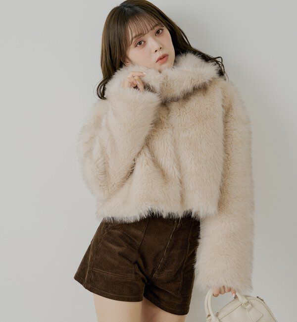  「ファーショートコート」|その他|