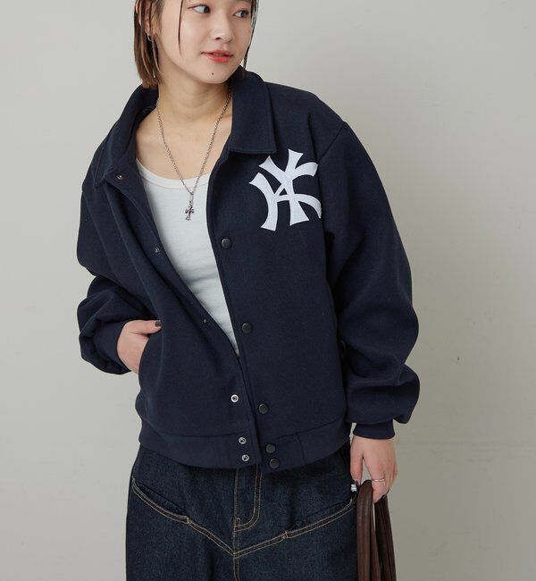  「【KOOKY'N】KYステンカラースタジャン」|ブルゾン・スタジャン|