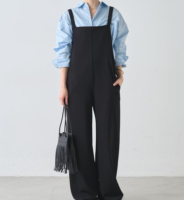  「《累計1.5万枚突破！》《全骨格細見え》カットジョーゼットキャミサロペット」|オールインワン|