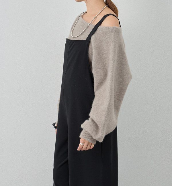  「《累計1.5万枚突破！》《全骨格細見え》カットジョーゼットキャミサロペット」|オールインワン|