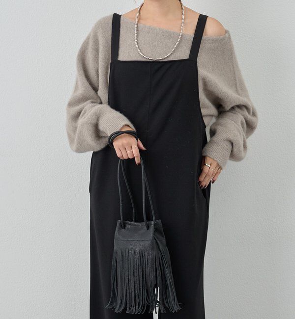  「《累計1.5万枚突破！》《全骨格細見え》カットジョーゼットキャミサロペット」|オールインワン|