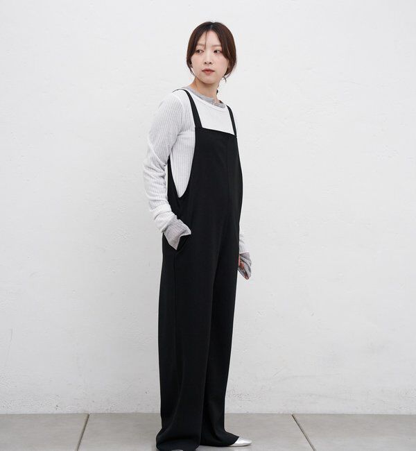  「《累計1.5万枚突破！》《全骨格細見え》カットジョーゼットキャミサロペット」|オールインワン|