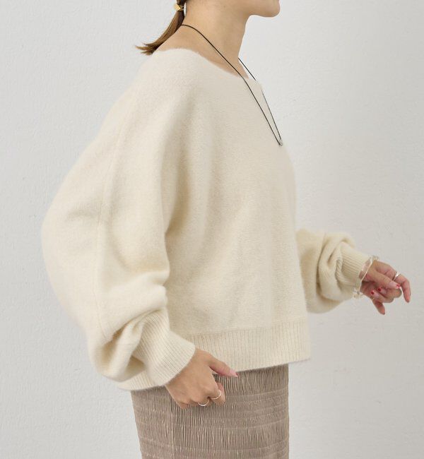  「ファーウールオフショルニット」|ニット・セーター|