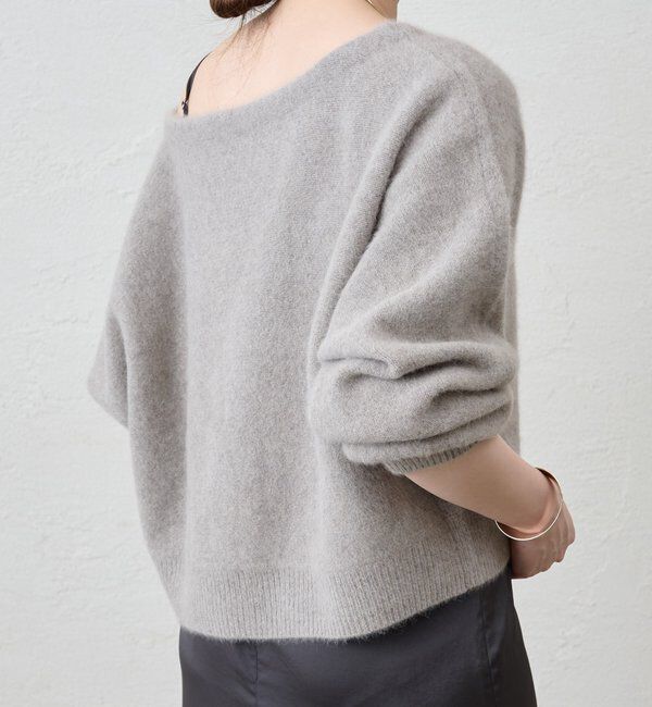  「ファーウールオフショルニット」|ニット・セーター|