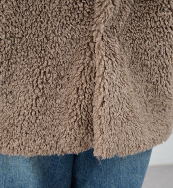  「ノーカラーボアコート」|その他|