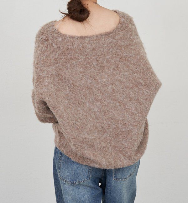  「【着映えニット】シャギーＶネックプルオーバー」|ニット・セーター|