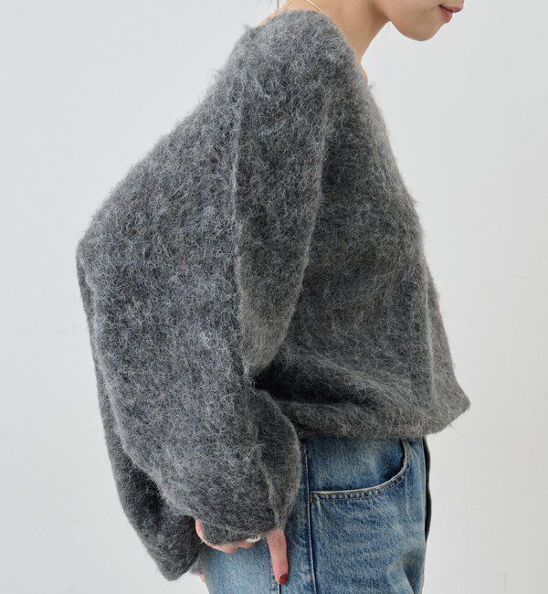  「【着映えニット】シャギーＶネックプルオーバー」|ニット・セーター|