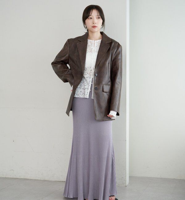  「レザーテーラージャケット」|テーラードジャケット|