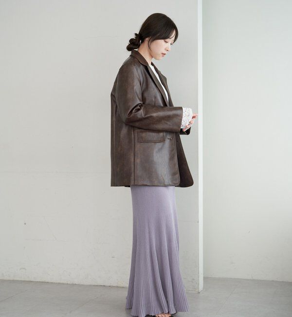  「レザーテーラージャケット」|テーラードジャケット|