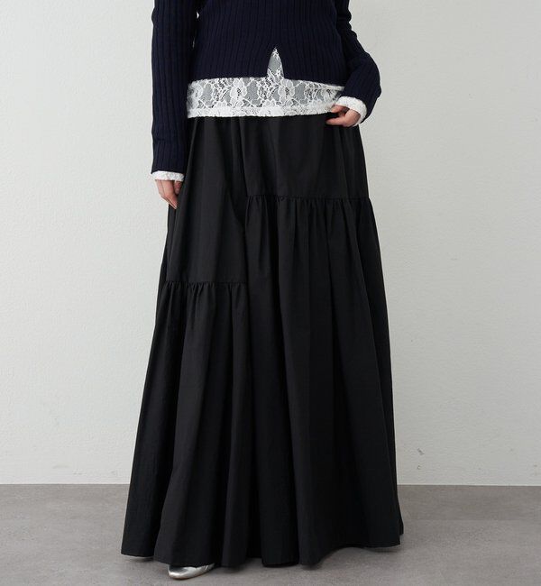  「タフタボリュームスカート」|スカート|