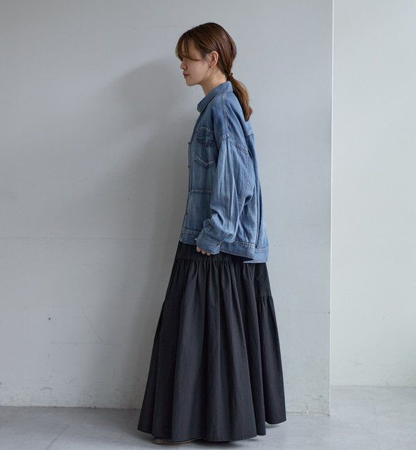  「タフタボリュームスカート」|スカート|