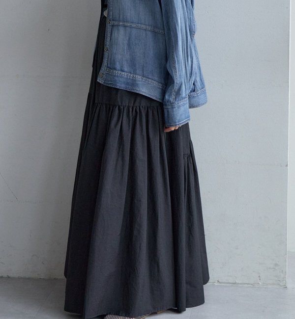  「タフタボリュームスカート」|スカート|
