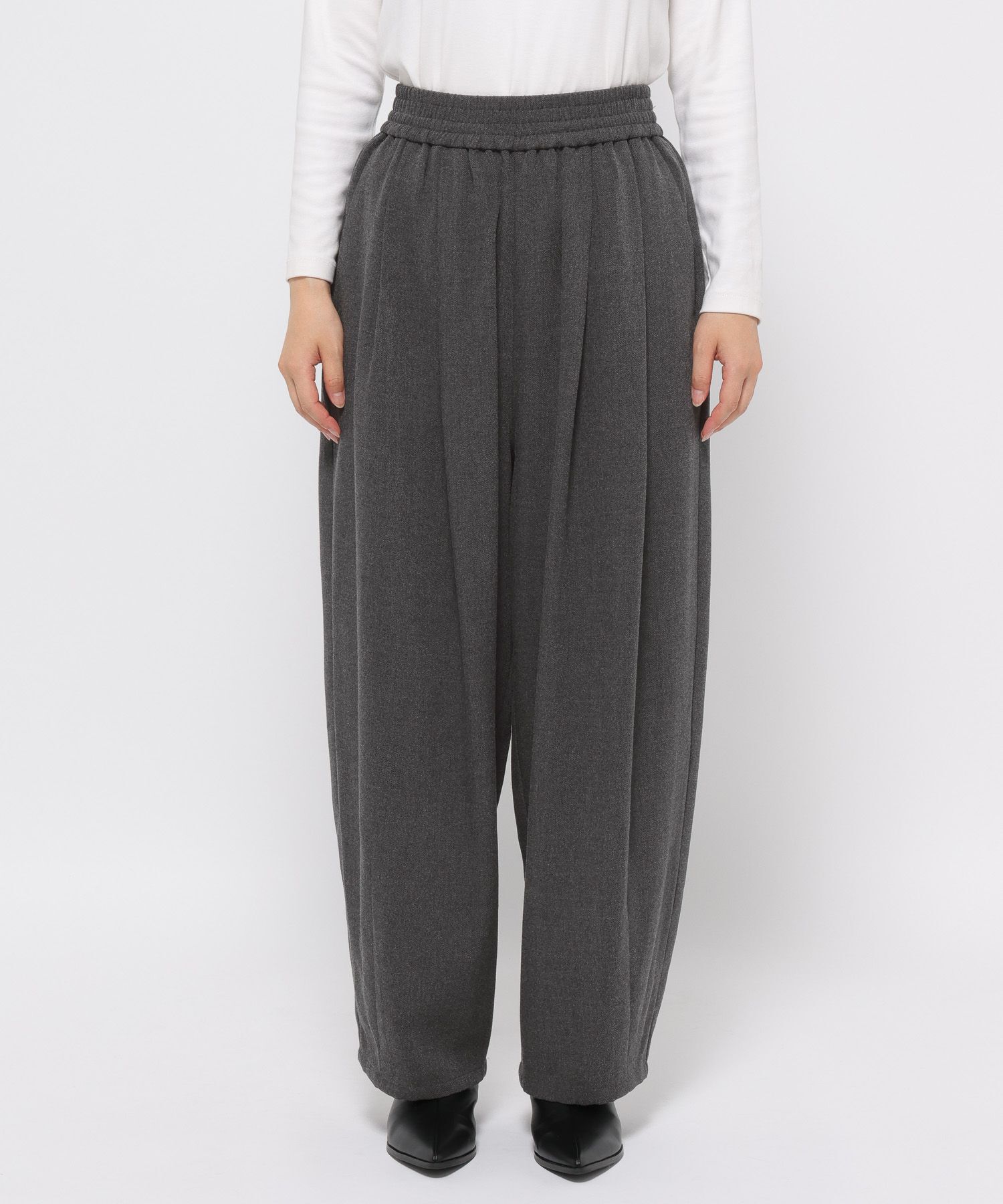 LOWRYS FARM「ＴＲイージーコクーンパンツ」|チノ|