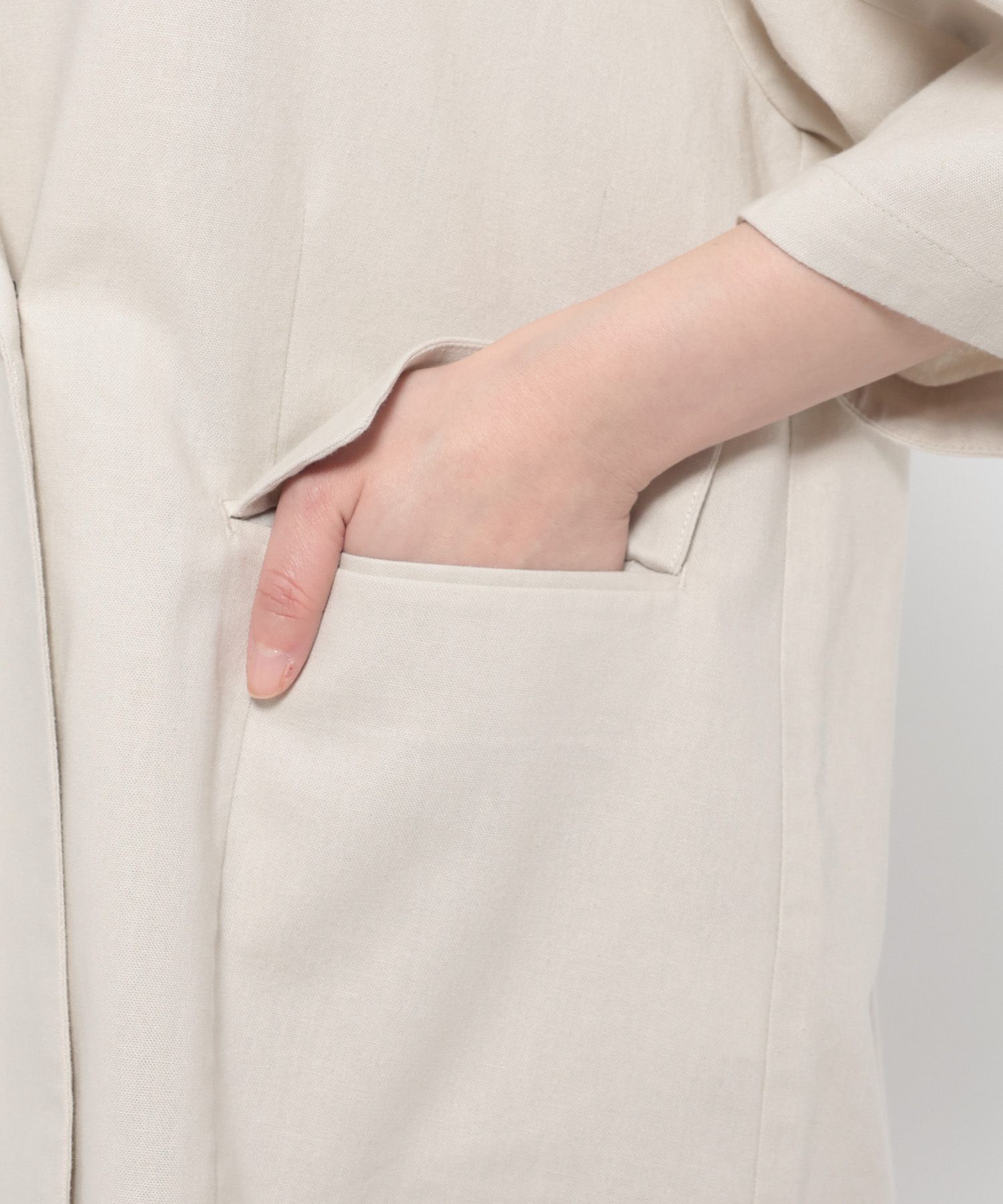 LOWRYS FARM「ソフリネンダブルジャケット」|その他|