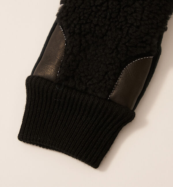 collex「【福田手袋】【タッチパネル対応】ボアミトングローブ」|手袋|