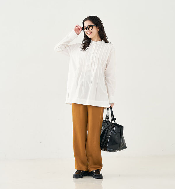 collex「タックフリルブラウス」|シャツ・ブラウス|