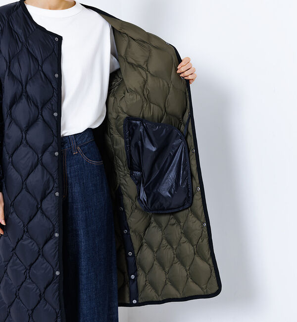 collex「【TAION】 オーバーサイズ ダウン ロングジャケット」|ダウン|