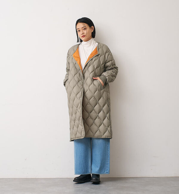 collex「【TAION】 オーバーサイズ ダウン ロングジャケット」|ダウン|