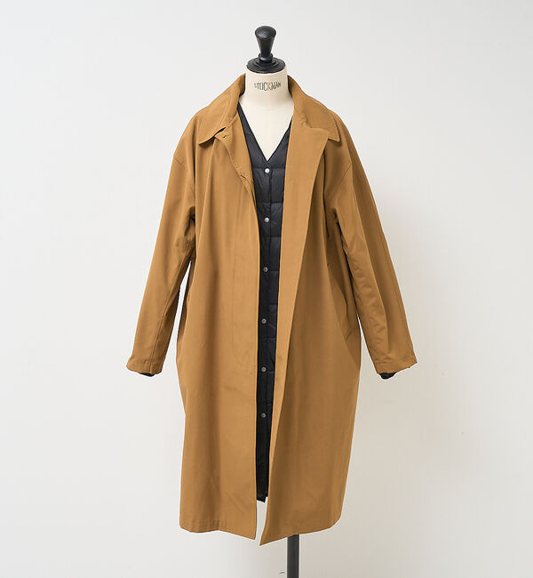 collex「【別注】【TAION】ダウンジャケット付バルカラーコート」|ダウン|