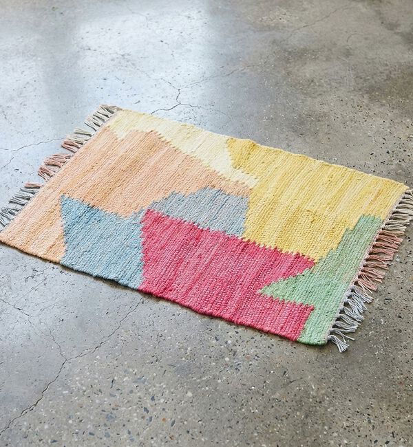 collex「【RugRu】BECKY ベッキー マット 50&times;70 インド綿 玄関マット キ」|その他|