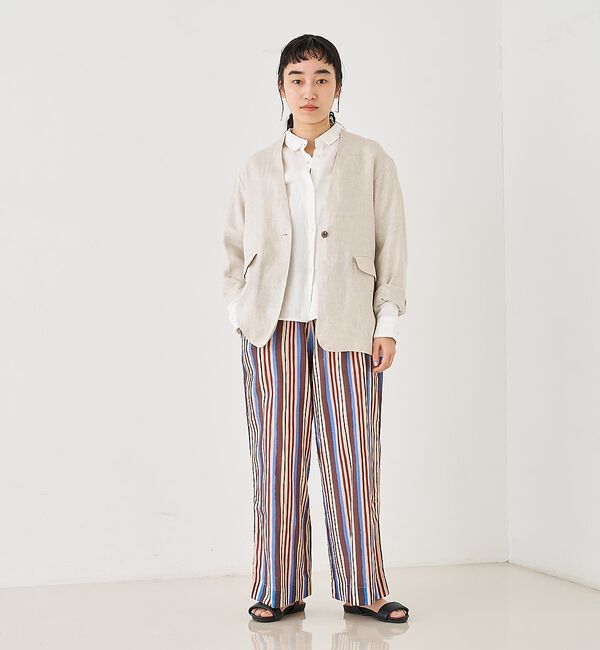 collex「ダブルカラー リネンシャツ」|シャツ・ブラウス|